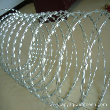 BTO22 BTO28 Concertina Razor Wire Hot Dipped Galvanized